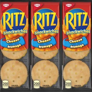 Ritz Crackers 芝士夹心饼干304g 浓浓芝士香 根本吃不腻