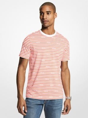 Striped 圆领T恤