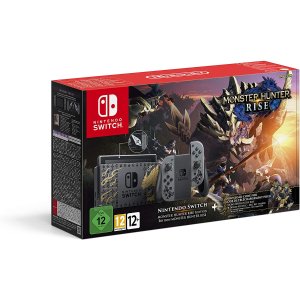 《怪物猎人 崛起》限定款 Nintendo Switch 主机 含怪猎游戏
