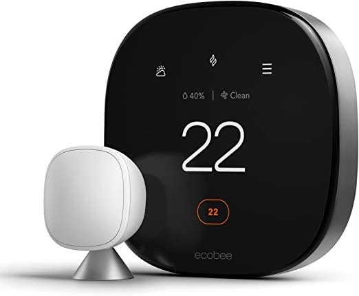  2022! 新款 ecobee温控器 支持Alexa/Siri 空气质量检测