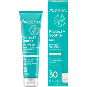 Aveeno面部矿物防晒霜 SPF 30, 50 mL