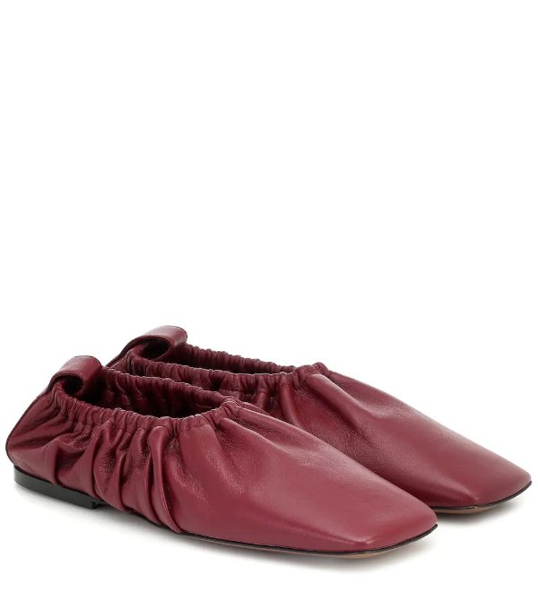 Phinia leather ballet flats