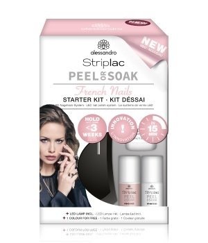 Alessandro Striplac Peel or Soak Kit 法式美甲套装