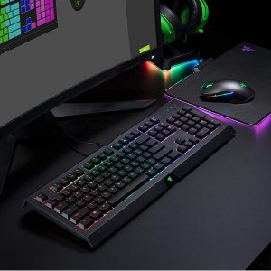 Razer 萨诺狼蛛 RGB 薄膜游戏键盘