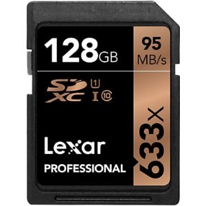 Lexar 128GB Professional C10 UHS-I SD存储卡