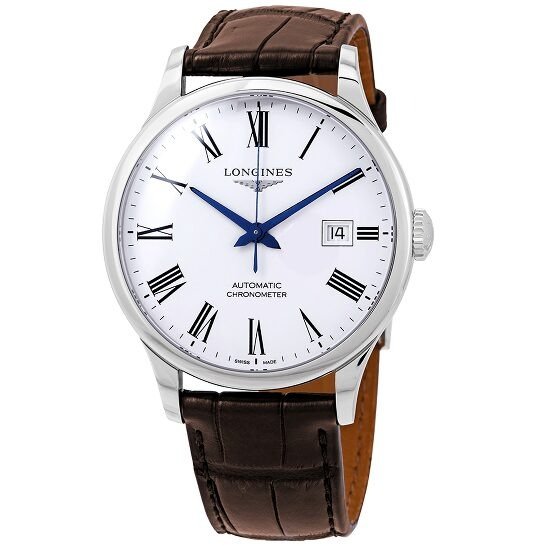 Record Collection Automatic White Dial Men's Watch L2.821.4.11.2