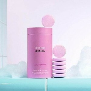 Chanel 经典EAU TENDRE香水浴盐 贵妇的粉红香水泡泡浴