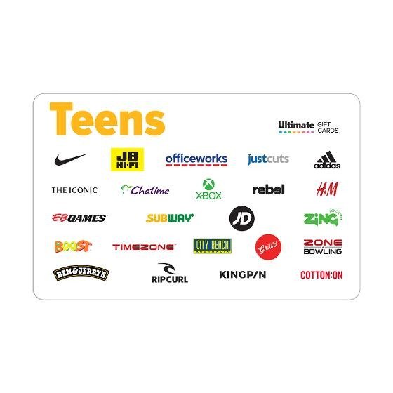 $30 Ultimate Teens Gift Card