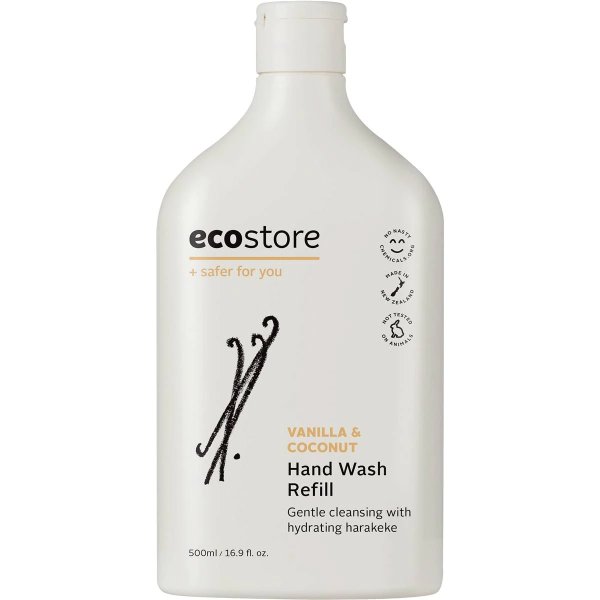 Ecostore Handwash Refill Coconut & Vanilla 500ml | Woolworths