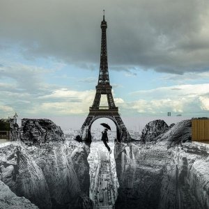 天啦噜！巴黎埃菲尔铁塔竟然出现“巨大裂缝”？！