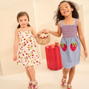 3折起+额外7.5折Gymboree 童装甜甜夏日新款来喽！草莓系列太可爱啦！