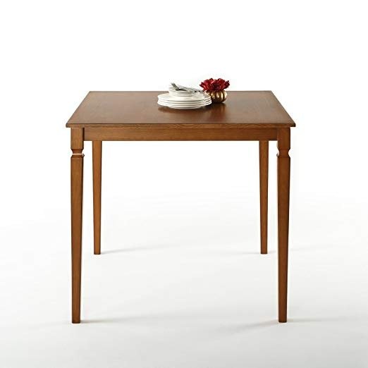 Zinus 松木方形高脚餐桌