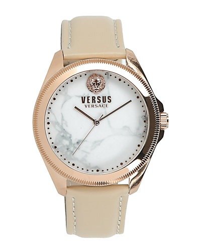 Versus Versace 大理石圆框手表