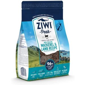 Ziwi 巅峰风干鲭鱼羊肉猫粮2.2磅 高蛋白无谷物 topper的好选择