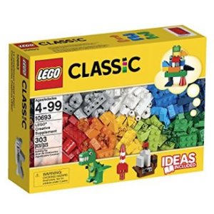 史低价 LEGO 乐高经典创意玩具盒补充装303片