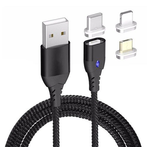 Lightning/USB-C/Micro USB to USB-A 3合1 数据线