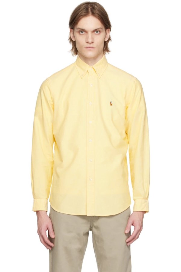 奶黄色衬衣