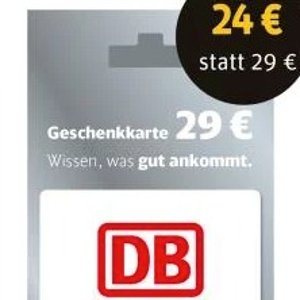 逆天价：德铁29欧代金券只要24代购券  打折票可以折上折