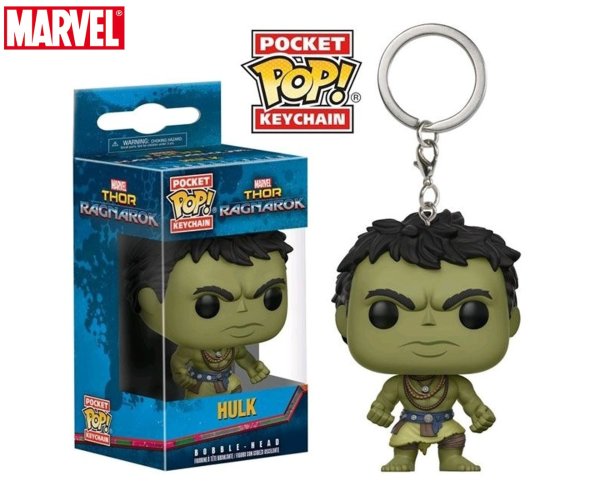 POP! Thor 3 Ragnarok Hulk Pocket Bobblehead Keychain