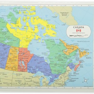 PAINLESS LEARNING 加拿大地图餐垫 吃饭时轻松培养宝宝地理
