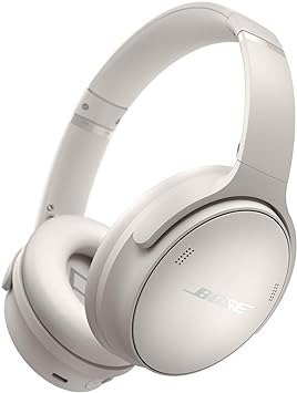 QuietComfort Wireless Noise Cancelling Headphones, Bluetooth Over Ear Headphones with Up to 24 Hours of Battery Life, White Smoke