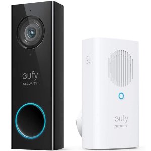 Eufy Security 2K 可视门铃(无月费)安全高清 智能人感警报
