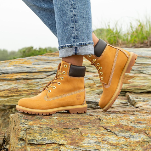 Timberland 经典大黄靴保暖防滑超美工装靴秋冬超好穿大童款仅€79