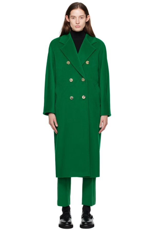 绿色 Madame 大衣