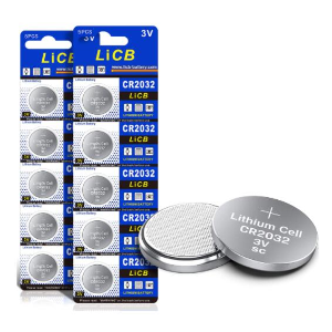 LiCB CR2032纽扣电池10个装 耐用持久 小身材大用途