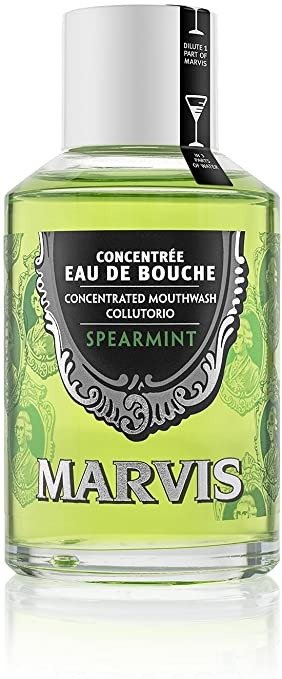 MARVIS® Spearmint Mouthwash Concentrate 120 ml I with Classic Peppermint for Tingling and Long-Lasting Freshness