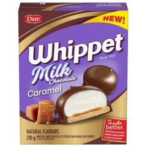 🥬白菜价🥬：Whippet 焦糖夹心巧克力脆皮棉花糖 230g