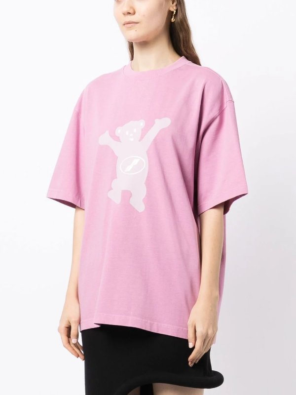 粉色小熊T恤