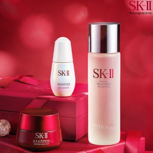 SK-II 日系贵妇护肤 速囤神仙水、大红瓶面霜、美白小灯泡