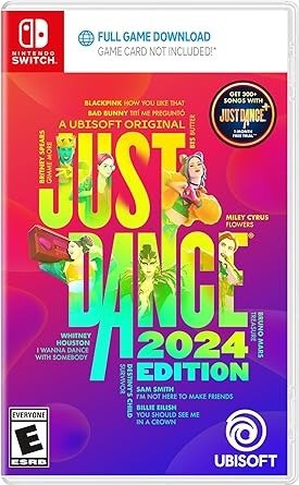 Just Dance 2024 Edition - Amazon Exclusive Bundle | Nintendo Switch (Code in Box & Ubisoft Connect Code)