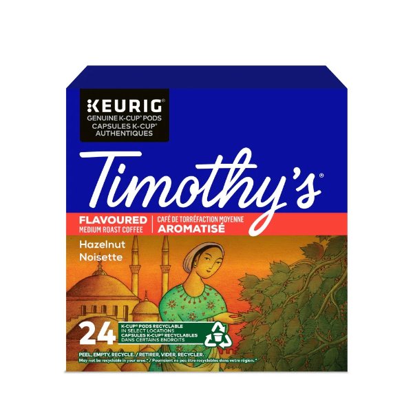 Timothy's 榛子口味24杯 K杯