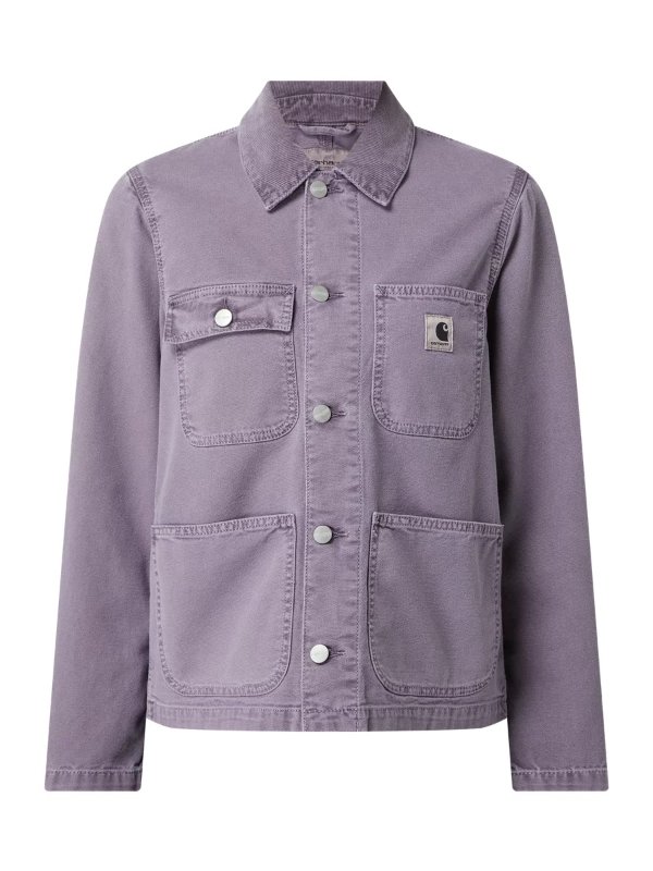 紫色工装夹克