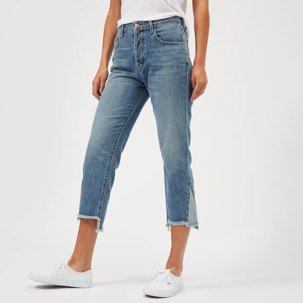 Women's Wynne Crop Straight Jeans - Hydra