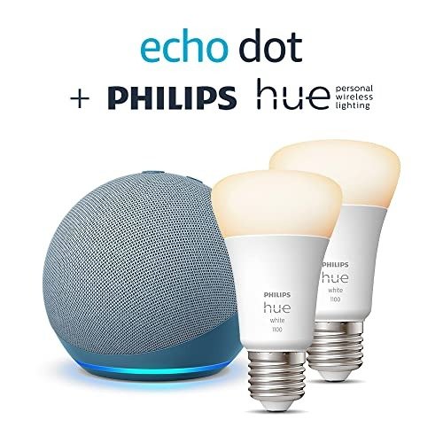 Echo Dot (4. Generation),2个智能电灯泡