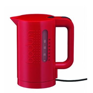 Bodum 34盎司红色电水壶
