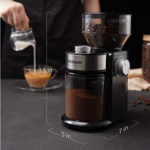 SHARDOR 电动咖啡研磨机 16种研磨尺寸 2-14杯可选