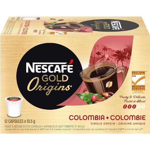 雀巢 金牌中烘哥伦比亚咖啡胶囊 72颗