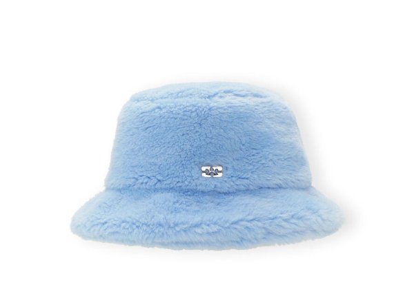 Light Blue 毛毛帽子