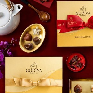 4.8折起 $15收心形礼盒倒数一天：Godiva 比利时手工巧克力 给你奢华的宠溺