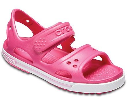 Preschool Crocband™ II 大童款粉色凉鞋