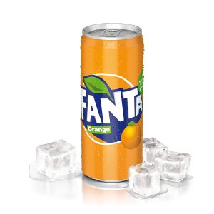 Fanta 橘子味快乐水 330毫升x24罐 免去超市搬