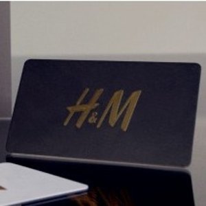 H&M 买$100礼卡立减$20 线上/实体店皆可用