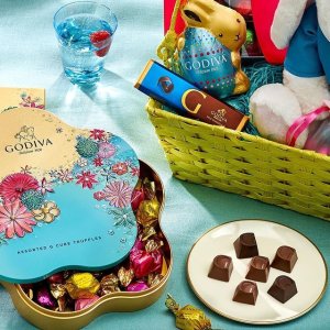 Godiva 巧克力热卖 半价品尝满分美味 金装礼盒19颗仅$14.86