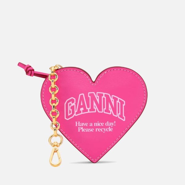 Ganni Funny Heart 零钱包