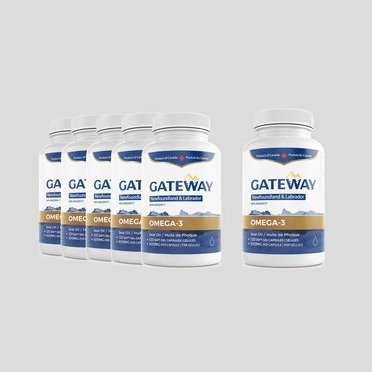 Gateway海豹油omega-3（120粒）x6瓶