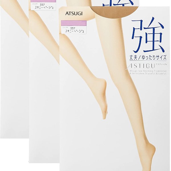 ATSUGI厚木 肌系列 高透明素肌感 薄丝袜3双装